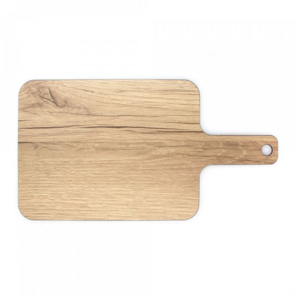 Доска разделочная композитная с ручкой, с желобом 33x18 см, дуб натуральный, Everyday ComposeEat