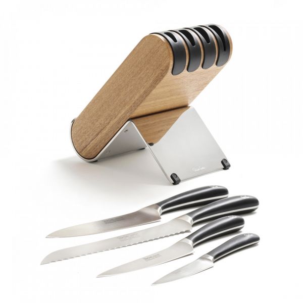Набор из 4 кухонных ножей в подставке, Signature knife, SIGQA2091V/5, ROBERT WELCH