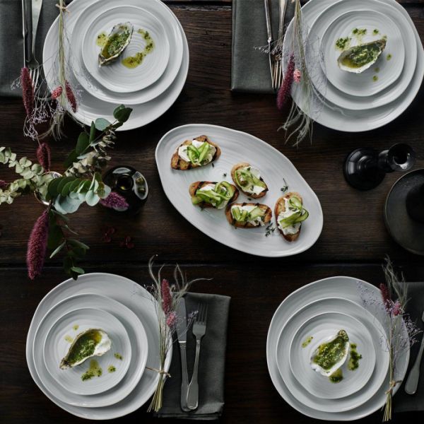 Тарелка десертная 21 см, белый фарфор, Teck, 213021BL1, PILLIVUYT