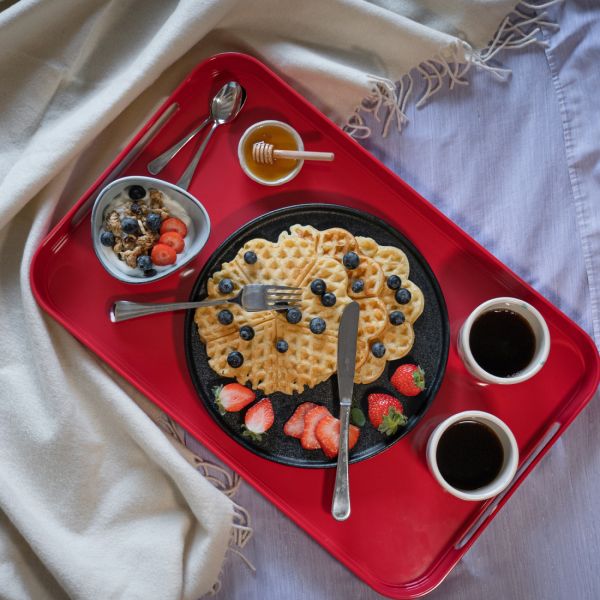 Поднос для сервировки, красный, 51x33 см, Serveware TREBONN