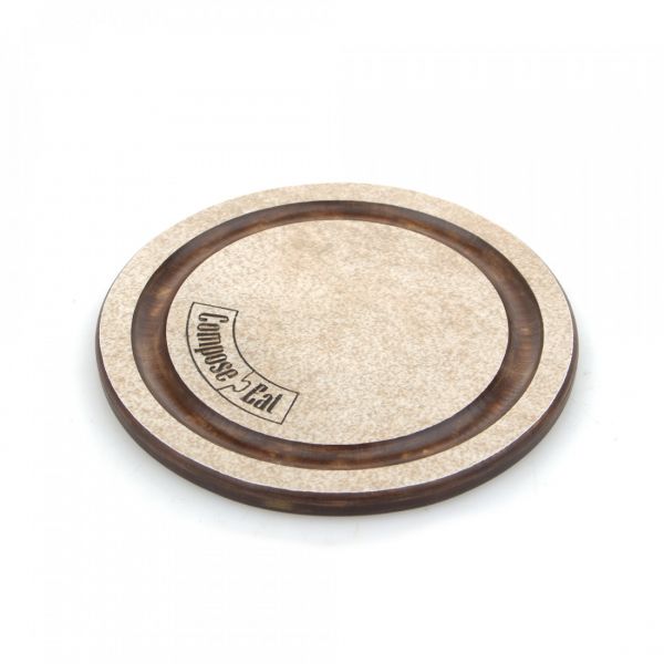 Подставка под кружку Бирдекель, круглая, 95 мм, порфир кремовый, Fashion ComposeEat