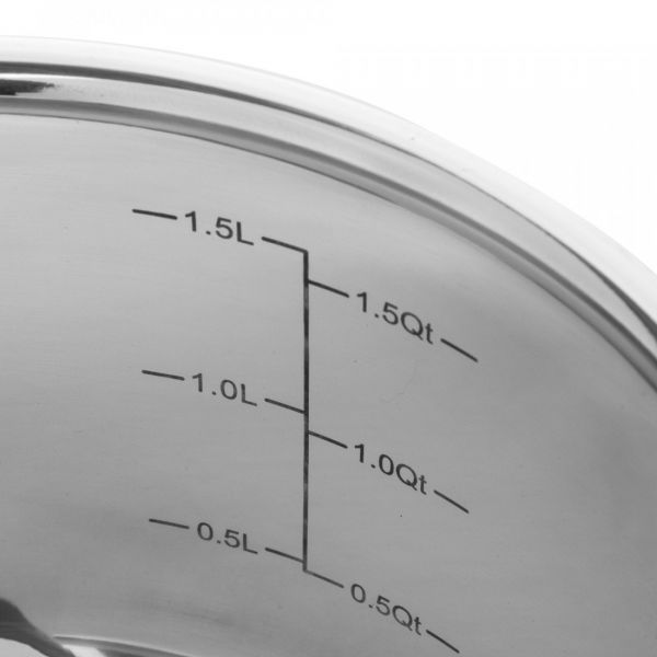 Кастрюля со стеклянной крышкой 16 см, 1.6 л, нержавеющая сталь, Profi Duo Therm, 40216 ELO, ELO