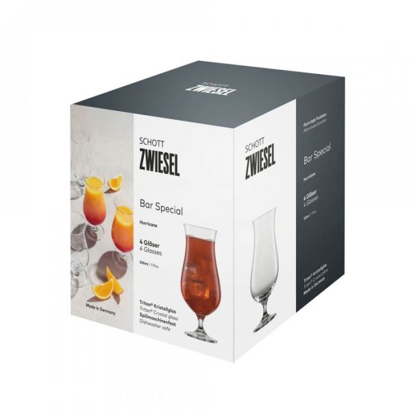 Набор бокалов из 4-х бокалов для коктейлей 530 мл, хрустальное стекло, Bar Special, 123628, SCHOTT ZWIESEL
