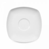 Блюдце квадратное 14.5х14.5 см, белый фарфор, Lido, 001.204069, SELTMANN