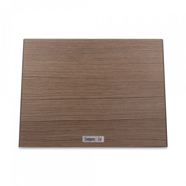 Подставка магнитная для 5 кухонных ножей 29х22 см, темное дерево, композитный материал, Magneto ComposeEat