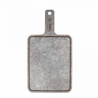 Доска разделочная композитная с ручкой, с желобом 33x18 см, мрамор серый, Everyday ComposeEat