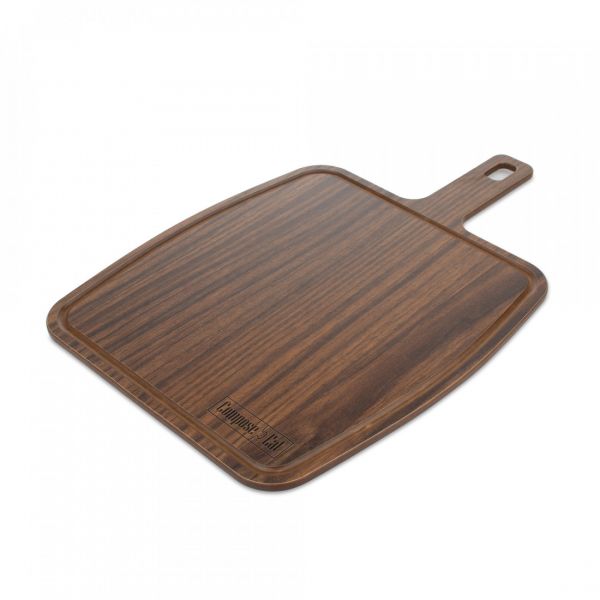 Доска сервировочная с ручкой, с желобом, 36х25 см, орех, Fashion, DRRJ36250655KL6, ComposeEat