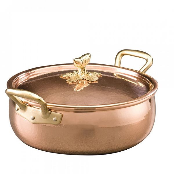 Медный сотейник с крышкой 24 см, 4 л, Historia decor RUFFONI
