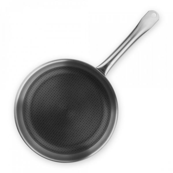 Сковорода с антипригарным покрытием 28 см, нержавеющая сталь 18/10, Relief Solution, 35828, ELO