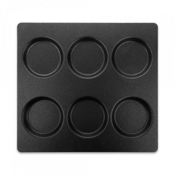 Противень для выпечки 6 ячеек, 2/3 (35.4х32.5 см), литой алюминий с антипригарным покрытием, Gastronorm, AMT3733MP, AMT