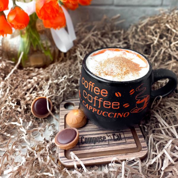 Подставка для чашки 10х10 см, зебрано натуральный, ProFashion ComposeEat