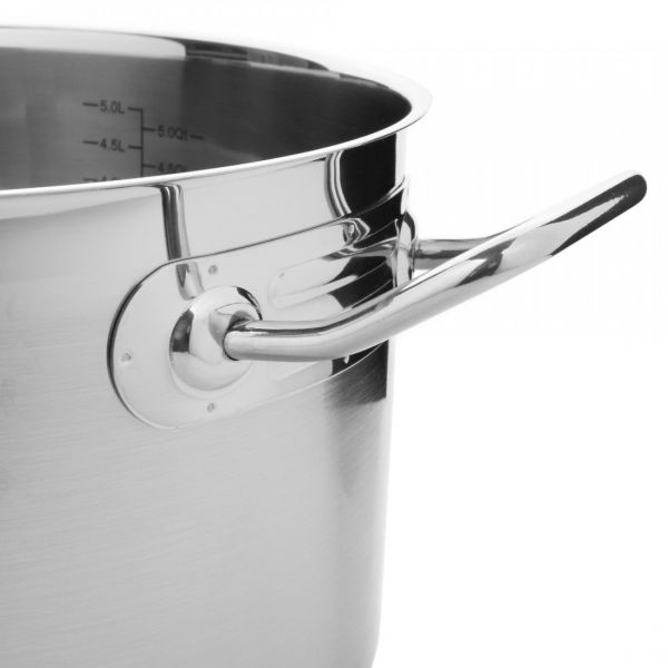 Кастрюля со стеклянной крышкой 5,3 л, 24 см, нержавеющая сталь, Profi Duo Therm, 40224, ELO