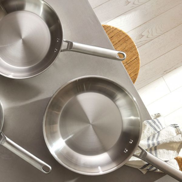 Сковорода 26 см из нержавеющей стали, для индукционных плит, без крышки Samoa Inox Arcos 726400