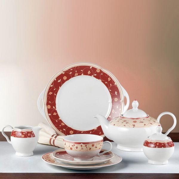 Блюдце 17.5 см, для чашки на 350 мл, фарфор, Versailles Avignon, 22986FU17.5, SELTMANN