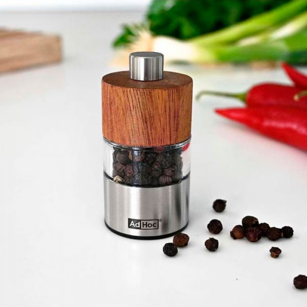 Мельница для перца и соли 6.2x3.2 см David ADHOC