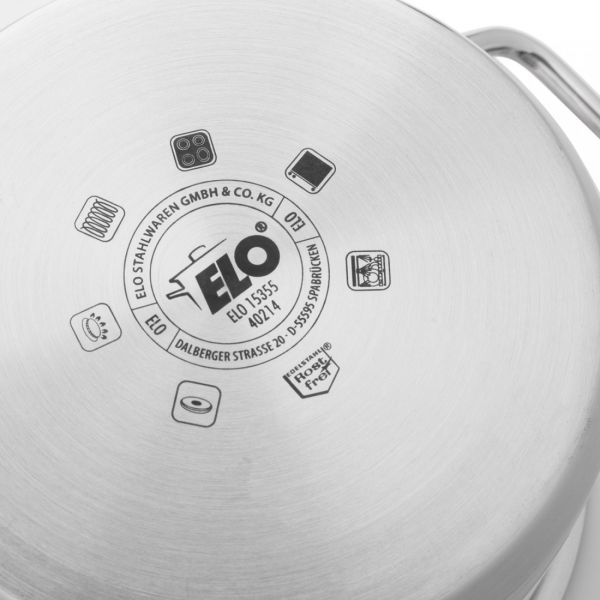 Кастрюля со стеклянной крышкой 14 см, 1.1 л, Profi Duo Therm, 40214 ELO, ELO