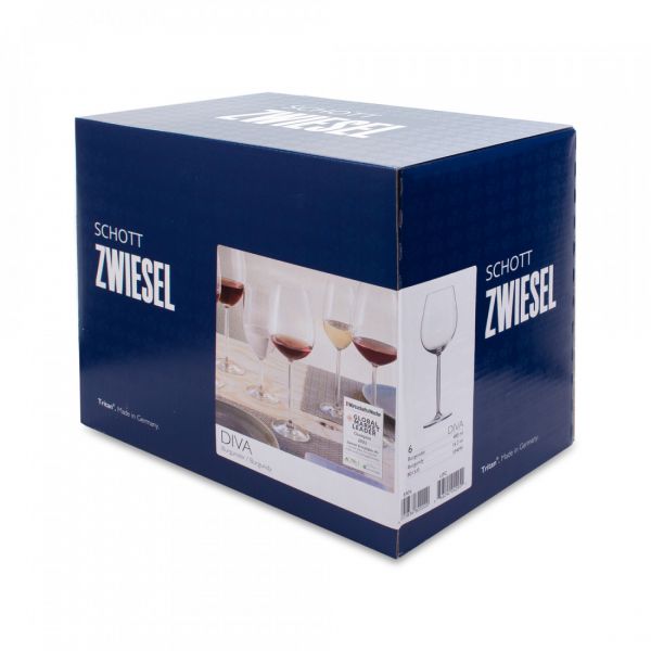 Набор бокалов (фужеров) для красного вина 480 мл Diva, 6 шт, 104 095-6, SCHOTT ZWIESEL