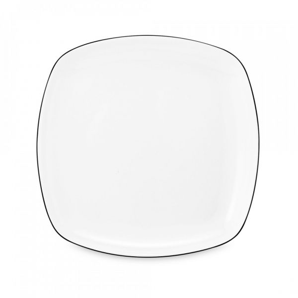 Сервиз обеденный на 6 персон, 20 предметов, фарфор, Lido Black Line, 10826DS20 square, SELTMANN