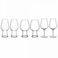Набор из 6 -ти бокалов для пива 780 мл, 540 мл, 420 мл, бессвинцовый хрусталь, Birrateque-GP, A12326S0302AA01, LUIGI BORMIOLI