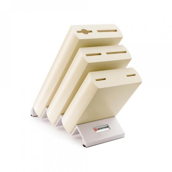 Набор кухонных ножей 6 предметов в подставке, Ikon Cream White, WUESTHOF, Золинген