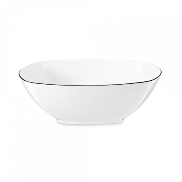 Сервиз обеденный на 6 персон, 20 предметов, фарфор, Lido Black Line, 10826DS20 square, SELTMANN