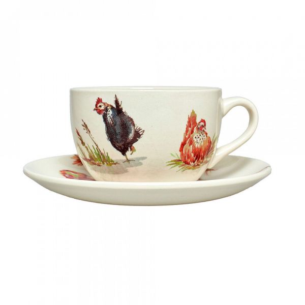 Чайная чашка 240 мл с блюдцем, COUNTRY FARMYARD GRACE by TUDOR ENGLAND