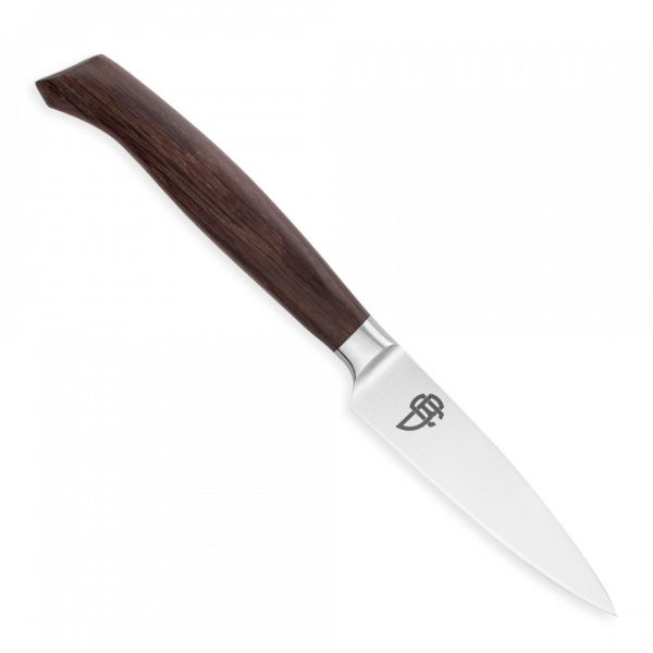 Нож для чистки и нарезки 9 см Ergo Line Smoked Oak, BC111309, BERGER CUTLERY