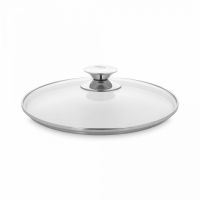Крышка стеклянная 24 см, нержавеющая сталь, Galant, 73024, ELO