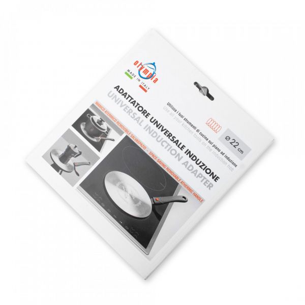Адаптер для индукционных плит 22 см, съемная ручка, Diamante, 60.01, OLYMPIA