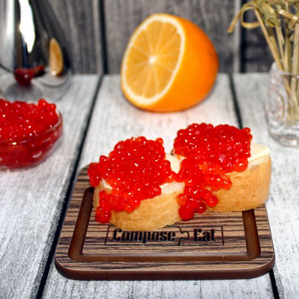 Подставка для чашки 10х10 см, зебрано натуральный, ProFashion ComposeEat