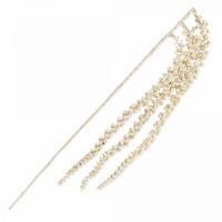 Ветка декоративная 55 см, пластик/металл, Амарант, Interior gold