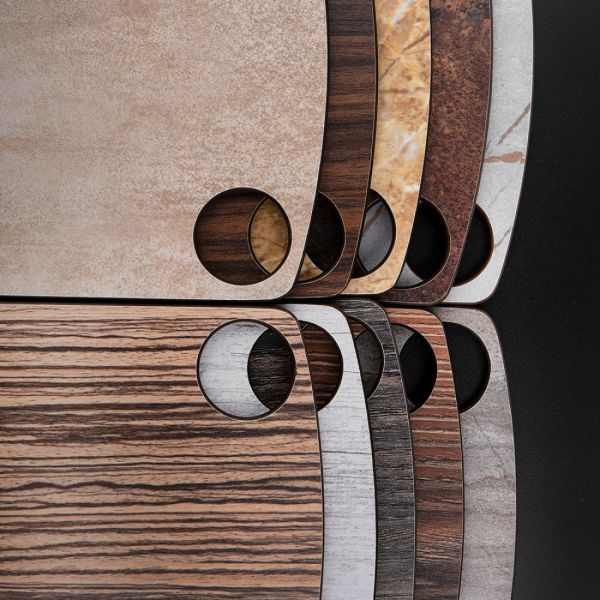 Доска разделочная композитная, 22х15 см, оникс светлый ComposeEat