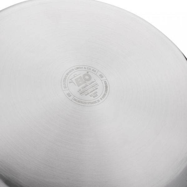 Сотейник с антипригарным покрытием и стеклянной крышкой 28 см, 3.6 л, нержавеющая сталь, Relief, 35428, ELO