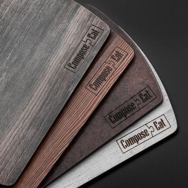 Доска разделочная, композитная, 22х15см, рустика ComposeEat