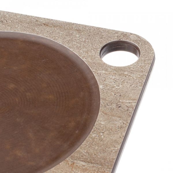 Подставка кухонная под ложку 20х10 см, травертин капучино, ProFashion ComposeEat