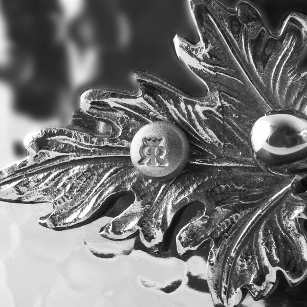 Кастрюля из нержавеющей стали 2 л, 16 см, крышка с посеребренной декорированной ручкой, Opus Prima RUFFONI