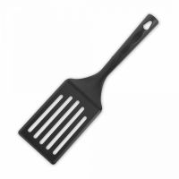 Лопатка кухонная с прорезями 28 см, нейлон, черный, DIAMANT, 400.13, OLYMPIA