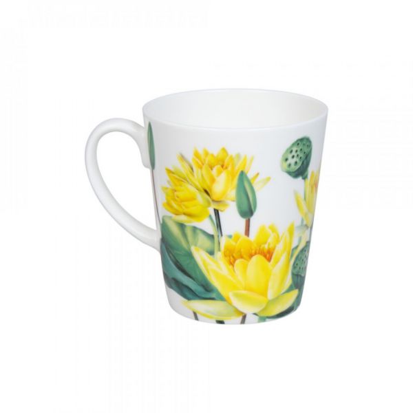 Кружка в подарочной коробке «Дальневосточный лотос» 600 мл, фарфор, белый, 11 5 255 2810, KOENITZ