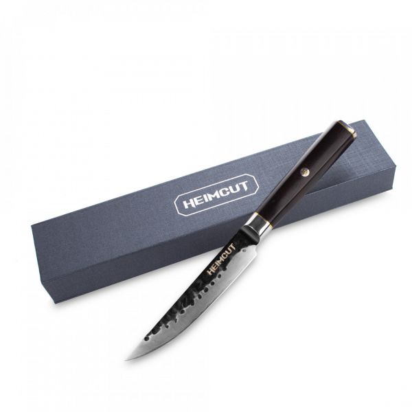 Нож кухонный для стейка 13 см, Black Damascus, HC/HEXA-EW-SK-13, HEIMCUT