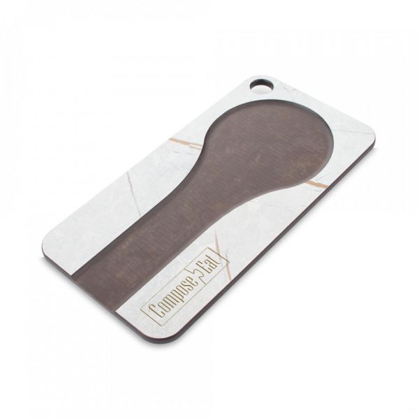 Подставка кухонная под ложку 20x10 см, мраморный Грейс, композитный материал, ProFashion, PDS10435KL6, ComposeEat