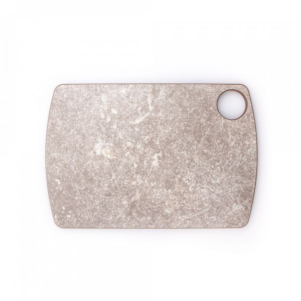 Доска разделочная композитная с желобом 22х15 см, шунгит белый, Fashion ComposeEat