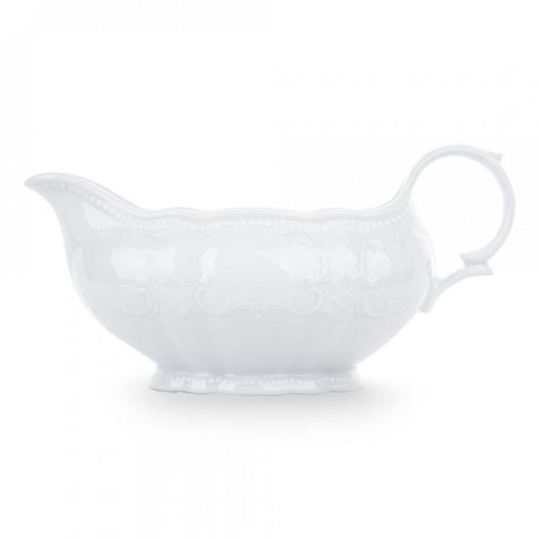 Белый соусник 550 мл, белый фарфор, Salzburg Uni, 001.604270, SELTMANN