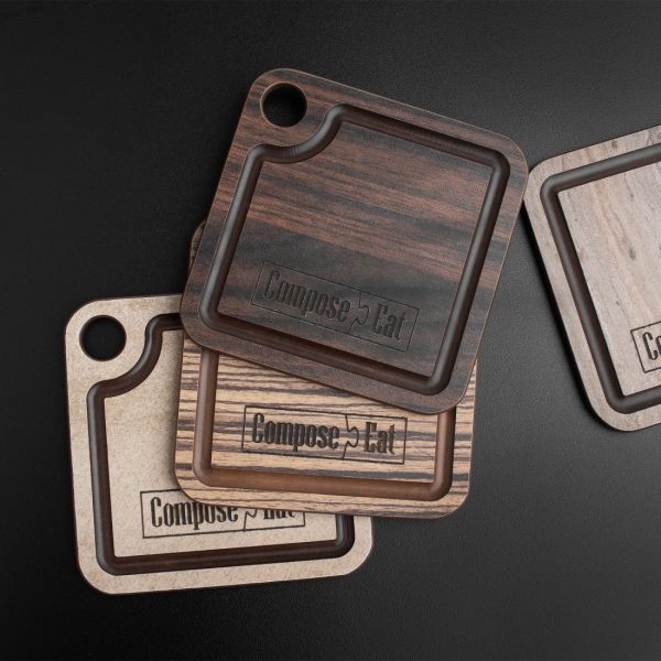 Подставка для чашки 10х10 см, зебрано натуральный, ProFashion ComposeEat