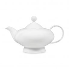 Чайник низкий 1.25 л, белый фарфор, Lido, 001.202297, SELTMANN