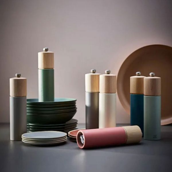 Мельница для соли, 21 см, дерево, светло-серый, Boreal, 44312, PEUGEOT