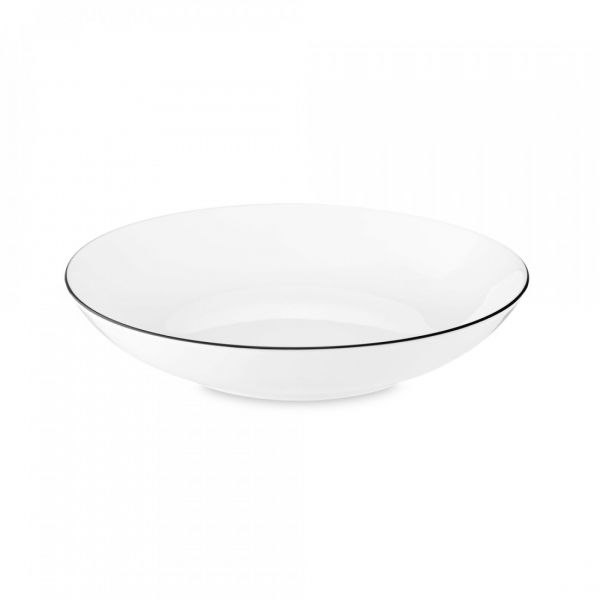 Сервиз обеденный на 6 персон, 20 предметов, фарфор, Lido Black Line, 10826DS20 round, SELTMANN