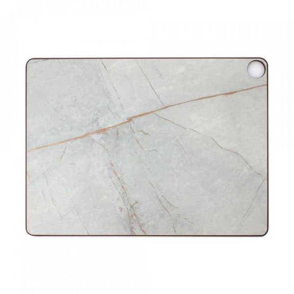 Доска разделочная c желобом, 42x31 см, мраморный Грейс, композитный материал, ProFashion, DRJ42310435KL6, ComposeEat