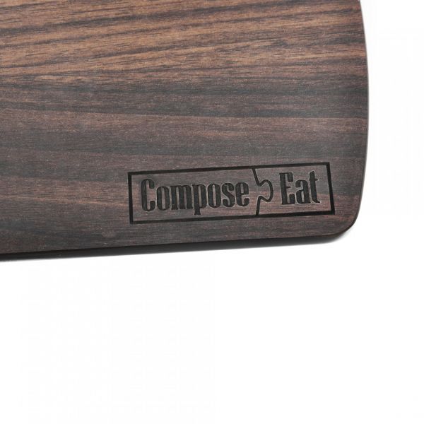 Доска разделочная композитная, 22х15 см, орех ComposeEat