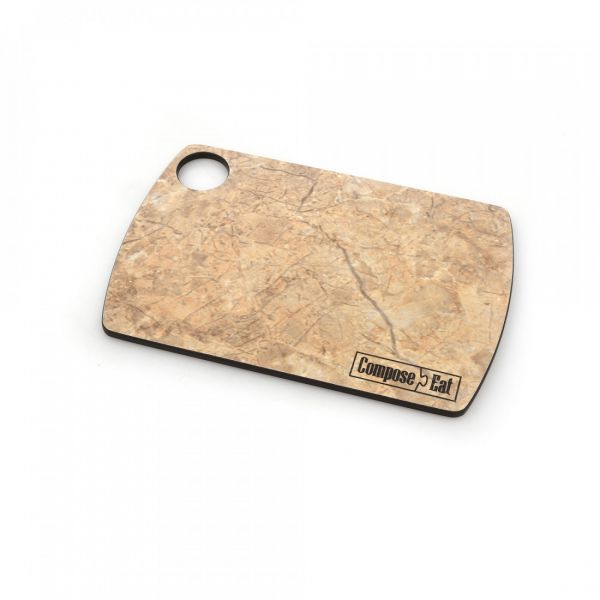 Доска разделочная композитная, 22х15 см, оникс светлый ComposeEat