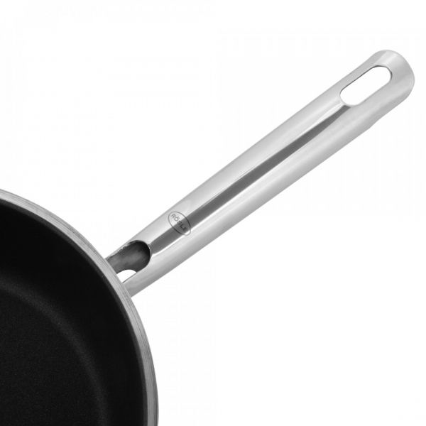 Сковорода с антипригарным покрытием 24 см, нержавеющая сталь, Elegance, 130211, ROESLE